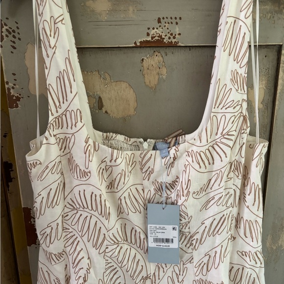 ANTONIO MELANI cream and tan Print Mini Dress - Picture 7 of 12